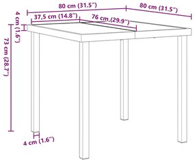Conjunto de Jantar de Jardim de 3 Peças em Rattan Preto