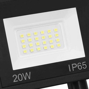Projetor c/ iluminação LED e sensor 20 W branco quente