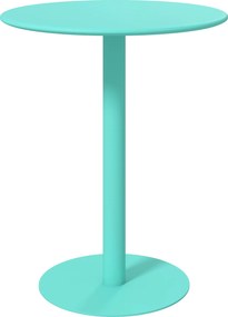 HOMCOM Mesa de Refeição Redonda para 2 Pessoas Mesa de Cozinha de Aço para Interior e Exterior Ø60x72 cm Verde | Aosom Portugal