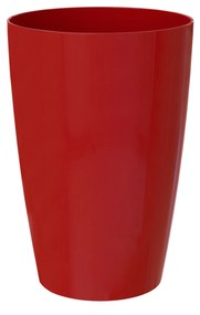 Vaso Santorini Ø29X40cm 17.5L Vermelho Escuro