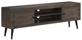 Móvel de TV em madeira de mangueira maciça 140x30x45 cm