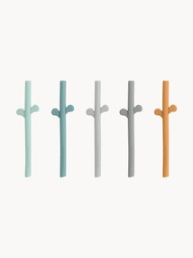 Palhinhas de silicone Peekaboo, 5 uni.
