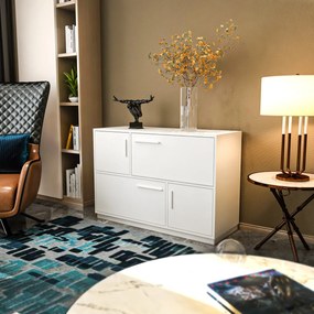 Console Mares – Branco – 120 cm x 45 cm x 81,6 cm