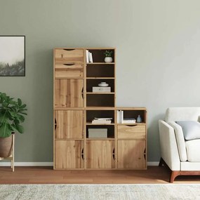 Móveis de apoio 5 pcs ODDA 40x24x79 cm pinho de madeira maciça