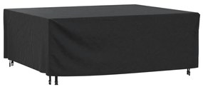 vidaXL Capa p/ mobiliário jardim 200x160x70 cm impermeável 420D preto