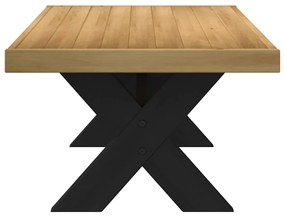 Mesa de centro NOAIN pernas em forma de X 120x60x40 cm