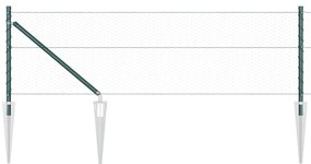 Cerca Hexagonal Verde 0.8x50 m Aço
