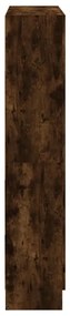 Estante 82,5x30,5x150 cm derivados de madeira carvalho fumado