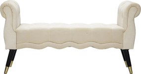 BANCO PARIS 120X40X60 CM CREME