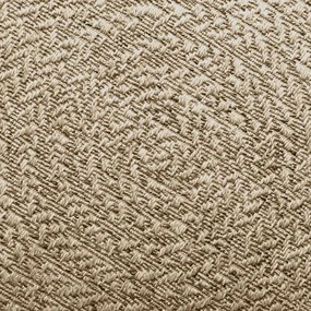 Tapete ZIZUR bege 200x290 cm aspeto de juta interior e exterior