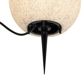 LED Candeeiro Inteligente de Exterior Cinzento 25 cm IP65 incl. WiFi A60 - Nura Moderno