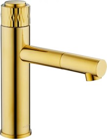 Mexen Diamond torneira de lavatório, dourada - 71500-50