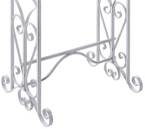 Toalheiro vertical cinzento 27 x 90 cm CHILLAN Beliani
