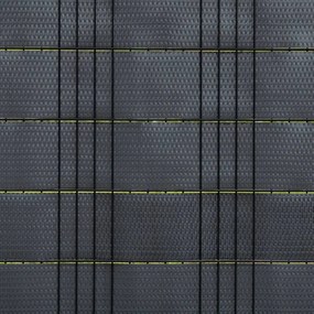 Telas de varanda 10 pcs 255x19 cm vime PE antracite