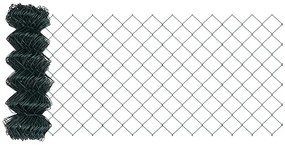 Conjunto de Postes de Cerca Prateado 10 x 0,4 m Aço Galvanizado