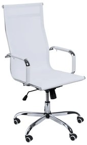 Conjunto Secretária Estrum e Cadeira Varin - Branco