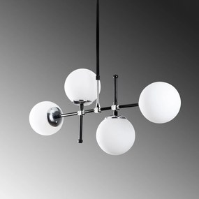 Chandelier My Legend – Preto e Branco – 90 x 15 cm