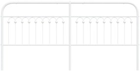 Cabeceira de cama 200 cm metal branco