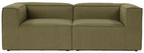 Sofá de 2 Lugares Fora – Verde – 214x66x105 cm