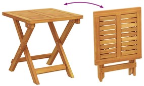 Espreguiçadeiras 2 pcs com mesa madeira de acácia maciça