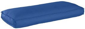 Almofada de Palete Azul Royal para Assento/Encosto 120x50x12 cm, Tecid