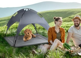 Cama para Cães Leiria com Toldo Desmontável – 90x81x86 cm – Estrutura