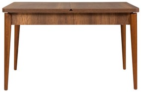 Conjunto de Mesa de Jantar Extensível e Cadeiras Vina – Nogueira e Ped
