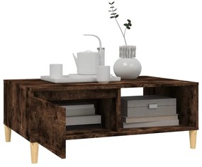 Mesa de centro 90x60x35 cm derivados de madeira carvalho fumado