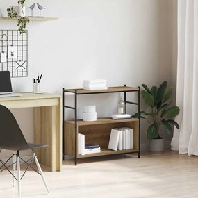 Estante para Livros vidaXL Artisan Carvalho 80x30x78,5 cm Madeira Enge