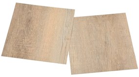 Tábuas de soalho autoadesivas 20 pcs 1,86 m² PVC castanho