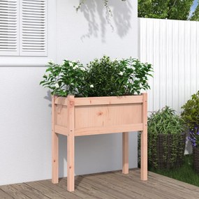 vidaXL Vaso/floreira com pernas 70x31x70 cm madeira de douglas maciça