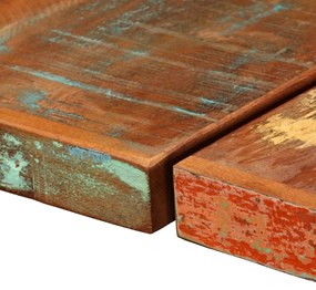Conjunto de bar 7 pcs madeira recuperada maciça
