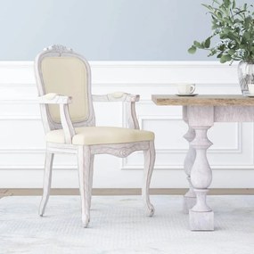 vidaXL Cadeira de jantar 62x59,5x100,5 cm linho