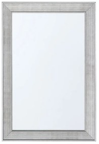 Espelho de parede prateado 61 x 91 cm BUBRY  Beliani