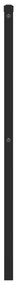 Cabeceira de cama 90 cm metal preto