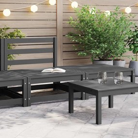 vidaXL 2 pcs conjunto lounge de jardim pinho maciço cinzento