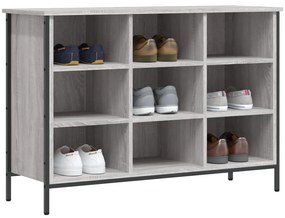 Sapateira 100x35x70 cm derivados de madeira cinzento sonoma