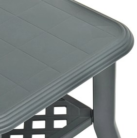 Mesa de centro 90x60x46 cm plástico verde