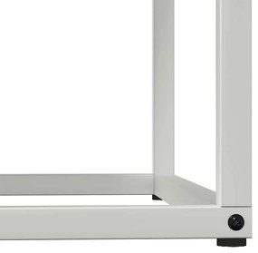 Suporte para lenha 69,5x35x81 cm aço laminado a frio branco