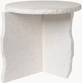 Mesa de apoio em mármore artesanal Mineral