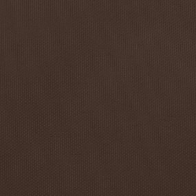 Para-sol estilo vela tecido oxford trapézio 3/5x4 m castanho