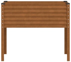 Vaso/floreira 100x41x90 cm aço resistente às intempéries