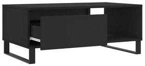 Mesa de centro 90x50x36,5 cm derivados de madeira preto