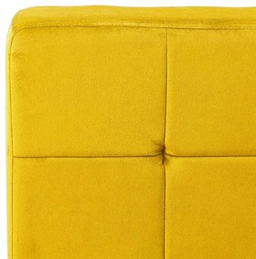 Cadeira de descanso 65x79x87 cm veludo amarelo mostarda