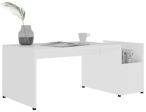 Mesa de centro 90x45x35 cm contraplacado branco