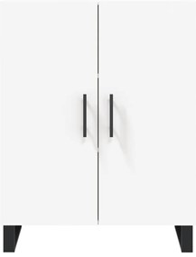 Armário alto 69,5x34x180 cm derivados de madeira branco