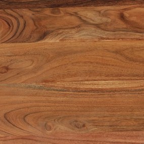 Mesa de centro em madeira maciça 88x50x38 cm