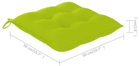Cadeiras de jantar p/ jardim 8 pcs c/ almofadões acácia maciça