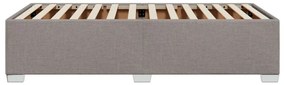 Estrutura cama sem colchão 90x200 cm tecido cinza-acastanhado