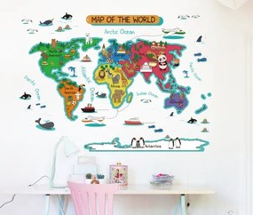 Autocolantes de Parede "Map of the World"